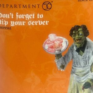 Zombie Waiter Figurine